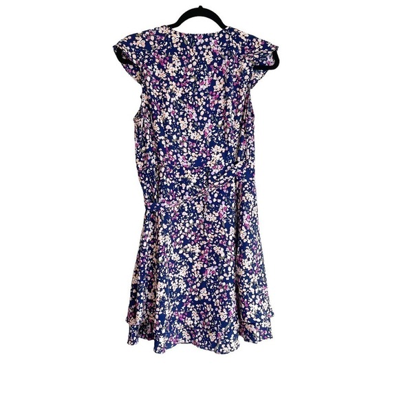 Sanctuary Floral Johanna Wrap Dress Navy Women's Size S NWT - Picture 4 of 11